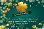 Gold Shamrock eCard - Create St. Patrick's Day Greeting Cards Online