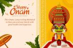 Happy Onam Holiday Festival Wishes Card Images Download