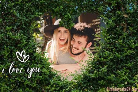 Heart Shaped Tree Love Photo Frame Free Download