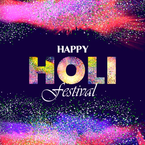 Happy Holi Festival of Colors Greeting Cards