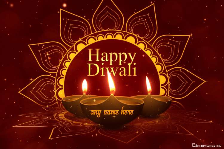 Create Happy Diwali Video Card With Name Edit