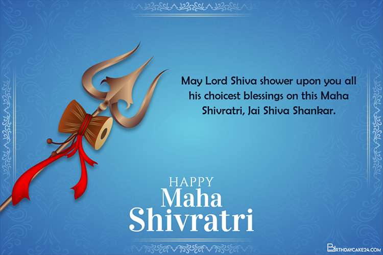 Design Custom Maha Shivratri Greeting Cards Online For Free