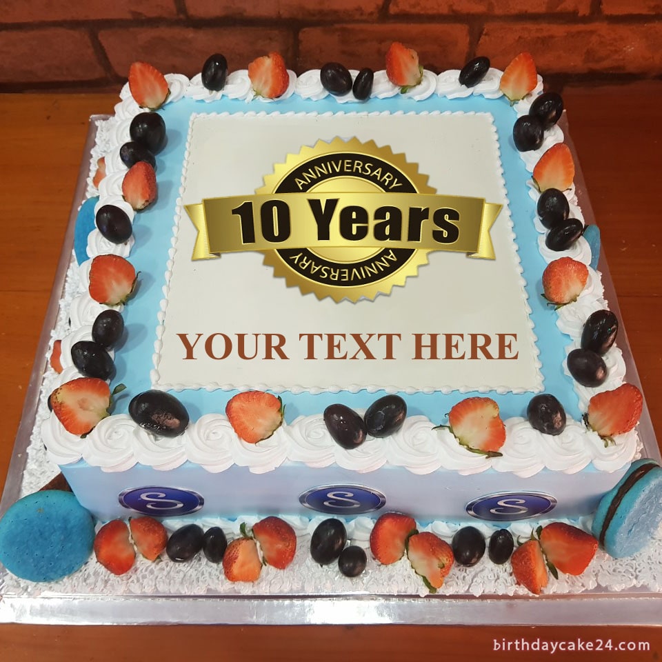 Special 10th Wedding Anniversary Cakes | Gurgaon Bakers