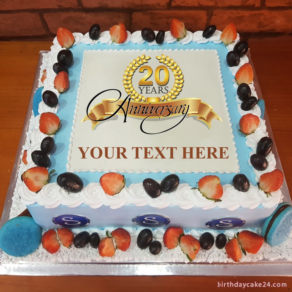 My Sugar Creations (001943746-M): 20th Wedding Anniversary Cake
