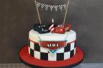 Car Birthday Cake For Boys With Name And Age Number