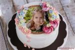 Lovely Birthday Cake Effect For Friends With Photo