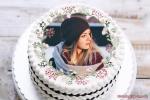 Collage photos on vignette birthday cake - Download beautiful birthday cake photos
