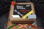Happy Birthday Cake For Teacher With Name