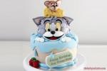 Cute Tom And Jerry Kids Birthday Cake With Name Online