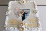 Happy 50th Wedding Anniversary Cake With Name And Photo Frame
