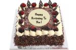 Black Forest Birthday Cake With Name Edit