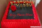 Red Rose Birthday Cake By Name Generator