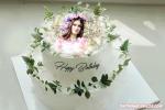 Best Double Layer Birthday Cake With Photo Frame