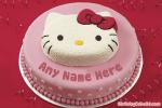 Funny Hello Kitty Birthday Cakes With Name Editor
