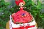 Lovely Princess Cake For Girls With Name Editor
