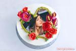 Photo On Heart Shaped Birthday Cake Online