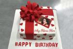 Lovely Box Cake With Name And Photo Edit