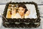 Easy Birthday Chocolate Cake With Photo Frames