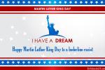 Free Martin Luther King [Jan 17] Wishes Cards
