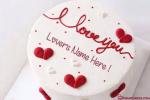 Romantic Love Wishes Cake Images With Name