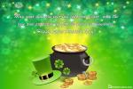 Sparkling St. Patrick's Day Wishes Card Maker Online