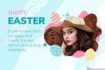Happy Easter Day Cards with Photo Frame Online