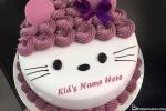 Write Name On Happy Hello Kitty Birthday Cake