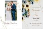 Happy Wedding Invitation Card Template With Photo