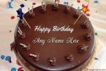 Happy Birthday Chocolate Cakes With Name Edit