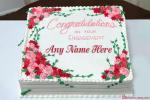 Congratulations Wedding Cake With Name Online