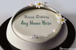 Best Flower Birthday Cake With Name Edit