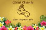 Free Ganesh Chaturthi Greeting Card With Name