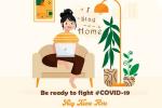 Stay At Home - Work From Home Greeting Card