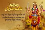 Create Navratri Durga Maiya Wishes Greeting Card
