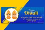 Create Happy Diwali Facebook Cover With Name Wishes