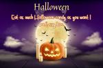 Personalize Halloween Greeting Card With Spooky Pumpkins