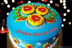 Write Name On Happy Diwali Wishes Cake
