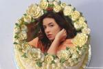 Yellow Flower Birthday Cake Images With Photo Editing