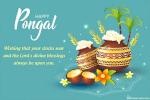 Happy Pongal Harvest Festival Greeting Cards