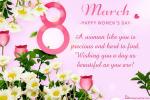 Create Flower Cards For International Women's Day March 8
