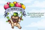 Funny Pug St Patrick's Day Card In 2022