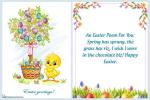 Customize Lovely Watercolor Easter Greeting Card With Wishes