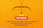 Gradient Ram Navami Greeting Cards Download