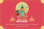 Happy Ram Navami Wishes Card Images
