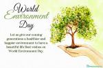 Watercolor World Environment Day Wishes Cards Online
