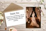 Customize And Design Beautiful Wedding Thank You Card