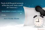 Customize Your Own Good Night Wishes Card With Name