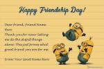 Easy And Lovely Minions Card For Friendship Day