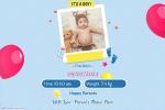 Create Your Own Boy Birth Announcement Cards