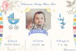 Free Custom Boy Birth Announcement Cards Templates